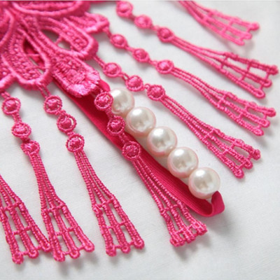 Quần lót nữ kết hoa đính kèm hạt lọt khe gợi cảm - Màu đen