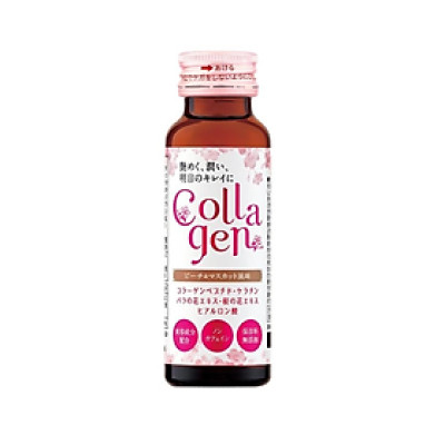 Nước uống Collagen Nikko giúp làm đẹp da, chống lão hóa hộp 10 chai x 50ml