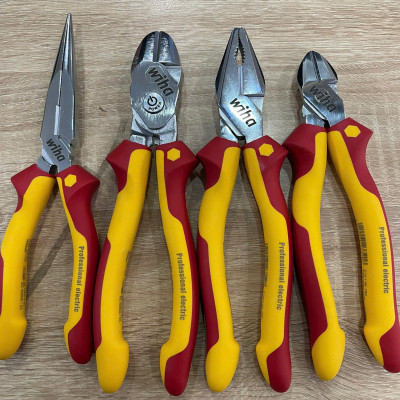 Bộ 4 kìm cách điện chuyên nghiệp Wiha 26714 & 38191 & 26727 & 43340