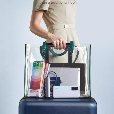 Ugreen UG10919CM418TK 5 trong 1 4K60Hz PD 100W 1000Mbps màu xám Bộ chuyển type c ra 2 * USB 3.0 A + HDMI + RJ45 giga + PD - HÀNG CHÍNH HÃNG