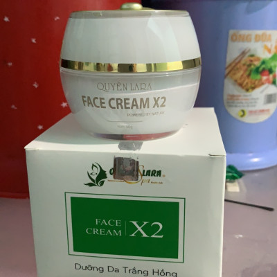 Kem Dưỡng Da FACE CREAM X2 Quyên Lara 30g, Giúp Da Trắng Hồng, Săn Chắc, Mờ Vết Thâm Nám, Chống Lão Hóa, Tạo 1 Lớp Trang Điểm Nhẹ Nhàng Tự Nhiên