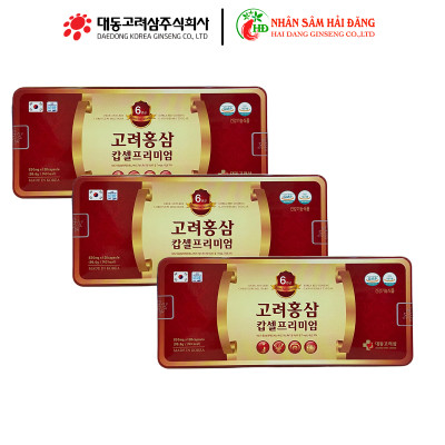 Viên Đạm Sâm Nhung Linh Chi Đông Trùng 120viên DAEDONG