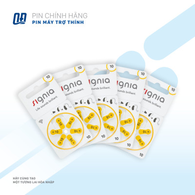 Pin máy trợ thính Signia 10