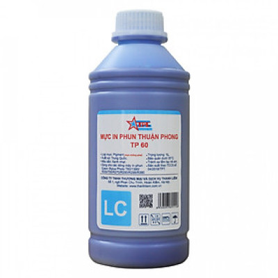 Mực in phun Thuận Phong PIGMENT (không phai) TP60 (1L) dùng cho máy in phun Epson Stylus Photo T60 / 1390 / R330 / T50 / R270 / R290 / R295 / R390  - Hàng Chính Hãng