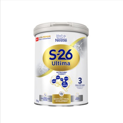Sữa Bột Nestlé S-26 ULTIMA 3 (S26) 750G tăng tốc độ kết nối não bộ 2,5 lần với NUTRILEARN CONNECT