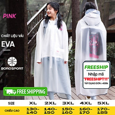 ÁO  MƯA  THỜI TRANG NAM NỮ CÓ KÍNH CHẮN CHE NƯỚC MƯA HÌNH GẤU CLEACCO , CHẤT EVA CHỐNG THẤM , MỀM MỊN , ĐỘ BỀN CAO - BORO SPORT
