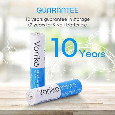 Vỉ 4 Pin Kiềm AAA - Voniko