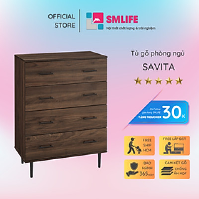 Tủ đựng quần áo phòng ngủ SMLIFE Savita