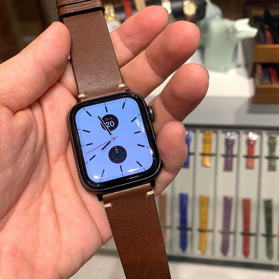 Dây Đeo Apple Watch 41mm 40mm 38mm, Chất Liệu Da Bò Cao Cấp, Phong Cách Vintage Hoài Cổ, Đơn Giản Và Tinh Tế, Tương Thích Các Phiên Bản Series 10/9/8/7/6/5/4/3/2/1/SE/SE2