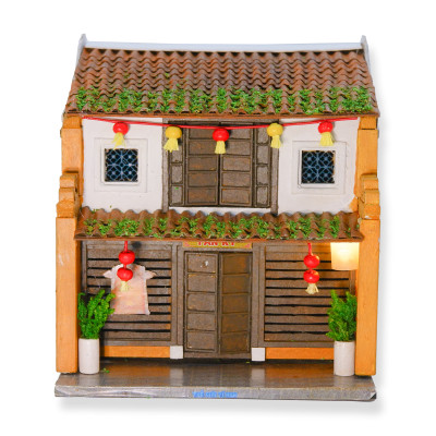 Mô Hình Tự lắp ráp DIY - Hội An Thế Giới Tí Hon-HA164-09 NHÀ CỔ TẤN KÝ