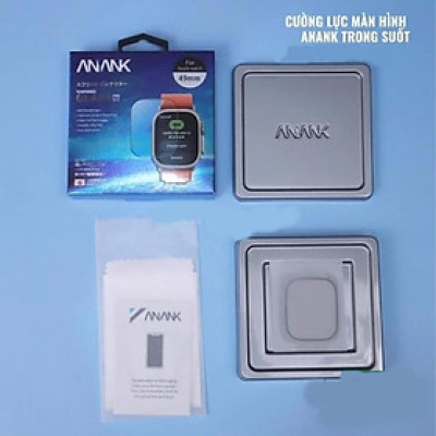 Kính cường lực dành cho Apple Watch Ultra và Ultra 2 - 49mm hiệu Anank 9H công nghệ nhật bản - Hàng nhập khẩu