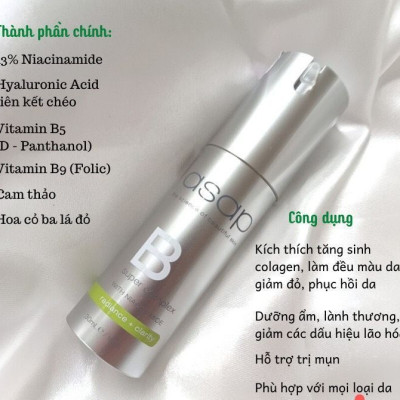 Tinh Chất Làm Giảm Nếp Nhăn Asap B Super Complex With Niacinamide
