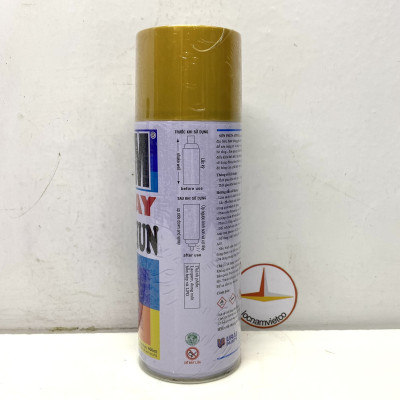 Sơn xịt xe máy màu vàng ánh kim ATM A400