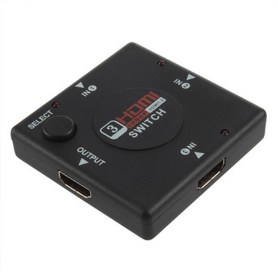 SOAIY Bộ gộp HDMI 3 cổng vào 1 cổng ra - Hàng Nhập Khẩu