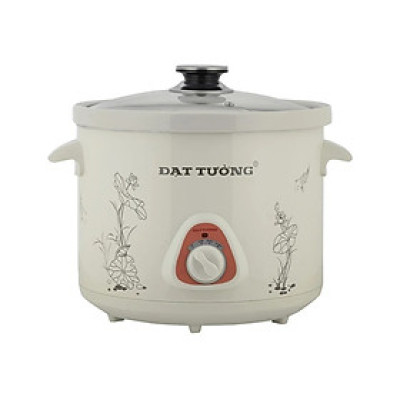 Nồi Tiềm Nấu Cháo Chậm Kho Cá Hầm Chưng Yến Đa Năng ĐẠT TƯỜNG DTSC-4.5S (4,5 lít) - Hàng Chính Hãng