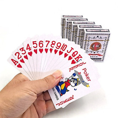 Bộ bài tây 696 poker 52 lá, lá bài bóng giấy láng mịn - bộ bài tây chơi tiến lên, phỏm, bài ba lá cùng bạn bè và người thân
