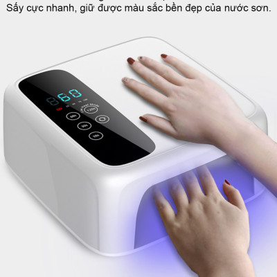 Máy hơ gel sơn móng tay Loại Sạc pin được AM602 - Máy hơ làm khô nail