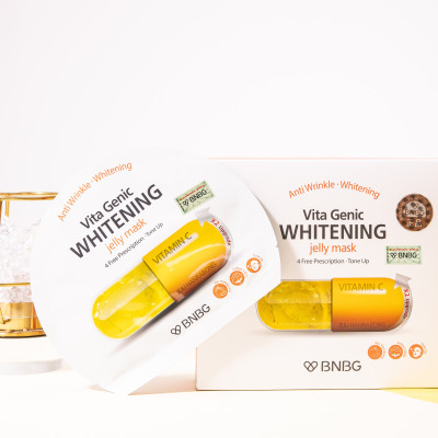 Combo 10 Mặt Nạ BNBG Dưỡng Trắng Da Vita Genic Whitening Jelly Mask 30ml x10
