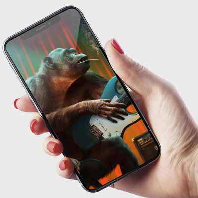 Miếng dán màn hình cường lực Mipow Kingbull 3D dành cho iPhone XS Max - Hàng Nhập Khẩu