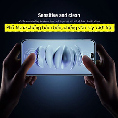 Dán kính cường lực màn hình cho iPhone 15, 15 Plus, 15 Pro, 15 Pro Max hiệu Nillkin CP+ Pro - Vát cạnh 2.5D, phủ nano hạn chế vân tay - Hàng nhập khẩu