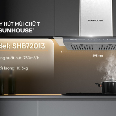 Máy Hút Mùi Chữ T Sunhouse SHB72013 - Hàng Chính Hãng