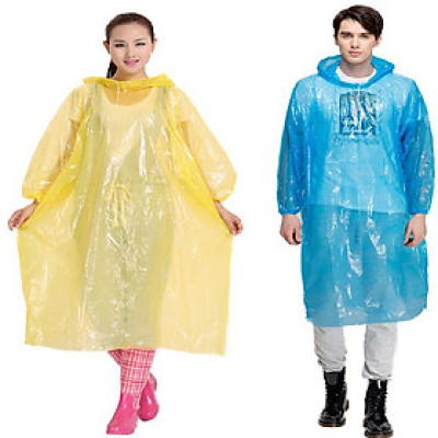 Áo Mưa Dùng 1 Lần, Áo Mưa Tiện Lợi Hàng Đẹp - Chính Hãng