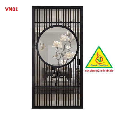 Vách ngăn phòng khách nhà bếp VN01 - Nội thất lắp ráp Viendong Adv