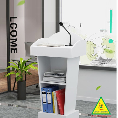Bục phát biểu gỗ MDF, bục phát biểu BPB403 - NỘI THẤT LẮP RÁP VIENDONGADV