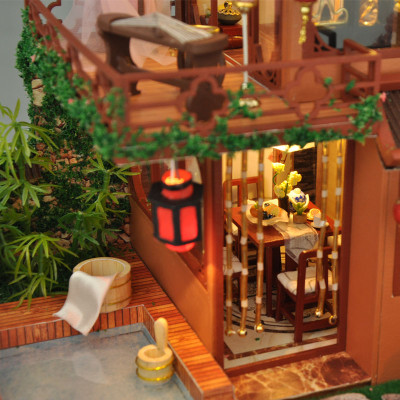 Mô hình nhà búp bê lắp ghép DIY Story of the Peach Blossom Valley TB19