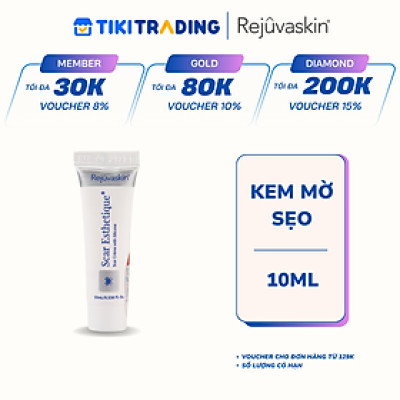 Kem Làm Mờ Sẹo Thâm, Sẹo Rỗ, Sẹo Lõm Scar Esthetique của Rejuvaskin - thương hiệu hỗ trợ trị sẹo Hoa Kỳ