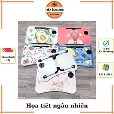 Bàn học sinh gấp gọn thông minh có khe máy tính bảng, khay để ly - chân bàn sơn tĩnh điện