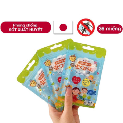 Miếng dán đuổi muỗi PMY Nhật Bản 36 miếng