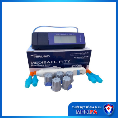 [TRỌN BỘ] Máy đo đường huyết, tiểu đường Terumo Medisafe Fit C Chính Hãng Nhật Bản, Bảo hành 5 năm