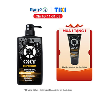 Sữa tắm cho nam sạch sâu, khử mùi cơ thể Oxy Deep Shower