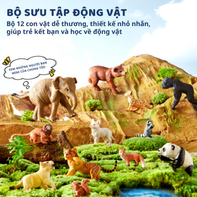 Đồ Chơi Mô Hình Động Vật Mideer mideer pocket friends
