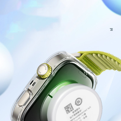 Ốp Case PC Mặt Kính Cường Lực chống va đập cho Huawei Watch Fit 4 / Huawei Watch Fit 4 Pro - Hàng Chính Hãng