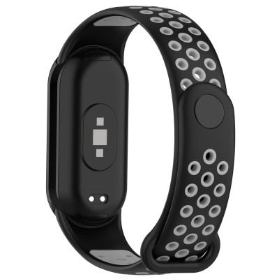 Dây đeo Silicone Sporty thay thế cho Xiaomi Mi Band 8 / Xiaomi Mi Band 9 / Xiaomi Mi Band 10 - Hàng Chính Hãng