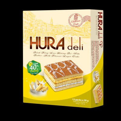 Bánh Bông Lan Hura Deli 336 gram