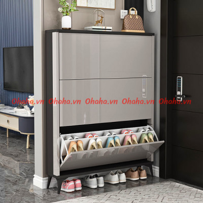 Tủ giày thông minh siêu mỏng cao cấp Ohaha - TGCC015