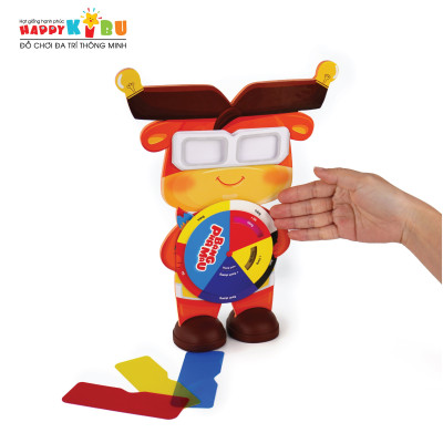 Đồ Chơi HAPPY KIBU Kibu Không Gian Lăng Kính Đa Sắc Màu KB00923-001