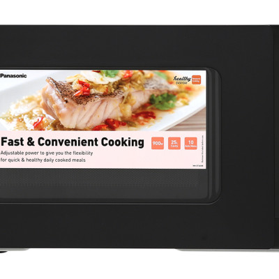 Lò vi sóng điện tử Panasonic NN-ST34NBYUE Dung tích 25L, Công suất 900W, 10 thực đơn cài đặt sẵn - Hàng chính hãng - Bảo hành chính hãng 12 tháng, Chất lượng Nhật bản