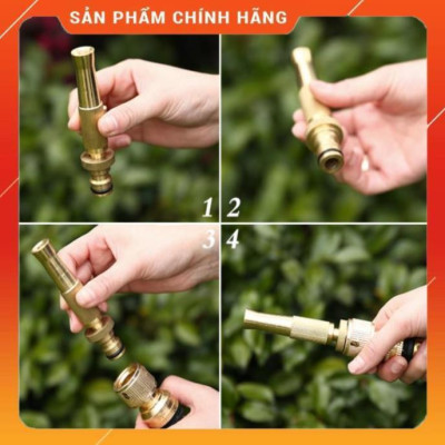 Vòi Xịt Rửa Xe️ Bộ dây vòi xịt nước rửa xe, tưới cây loại 7m, 10m 206587 cút sập+ móc khoá