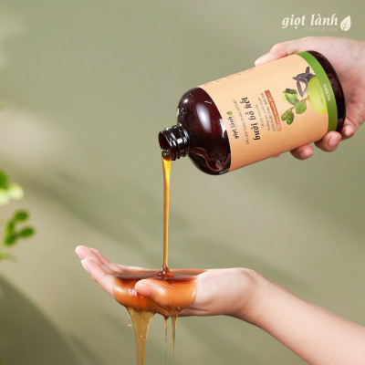 Combo Dầu gội thảo dược- Dầu xả thiên nhiên thuần chay hỗ trợ kích mọc Giọt Lành