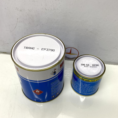Sơn Epoxy Hải Âu màu trắng EP790 1L/Bộ