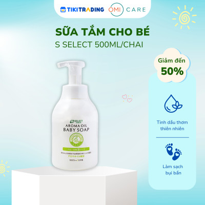 Sữa tắm tinh dầu thơm thiên nhiên cho bé s select 500ml/chai