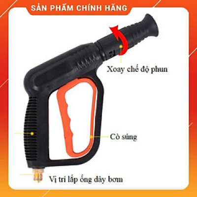 Vòi Xịt Rửa Xe️ Vòi phun xịt nướ rửa xe tưới cây áp lực cao 206660