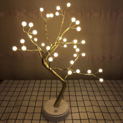 Đèn led hình cây để bàn trang trí phòng đẹp lấp lánh