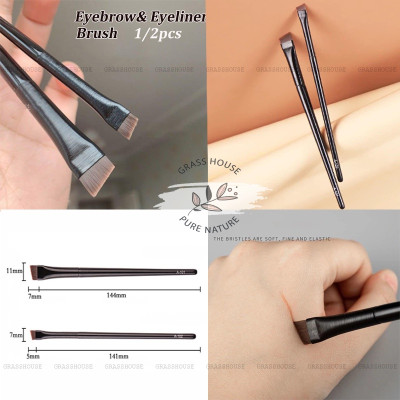 Cọ Dẹp kẻ eyeliner tém xéo chân mày Trang Điểm Mắt Siêu Mỏng Thiết Kế Sợi Lông Mịn Tiện Dụng