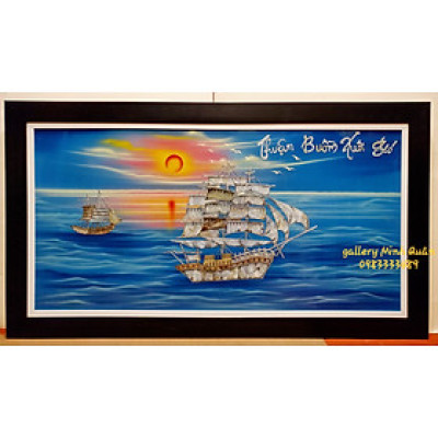 Tranh khảm trai sơn mài- Nhất Thuận Phong Xuyến