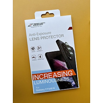 Kính Cường Lực Camera Lens Dành Cho Samsung Galaxy Z Fold 4 5G ZEELOT PISHIELD  - Hàng Chính Hãng